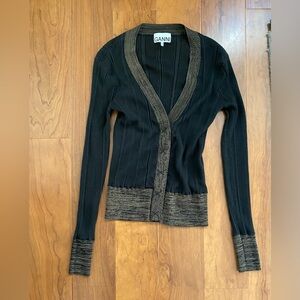 Ganni Button Up Cardigan